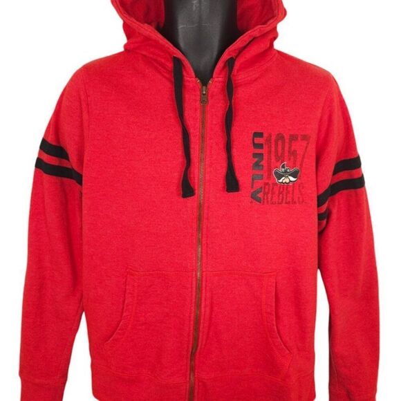 UNLV Rebels Sweatshirt Hoodie Mens Size Small Red NCAA University Full Zip - Picture 2 of 6